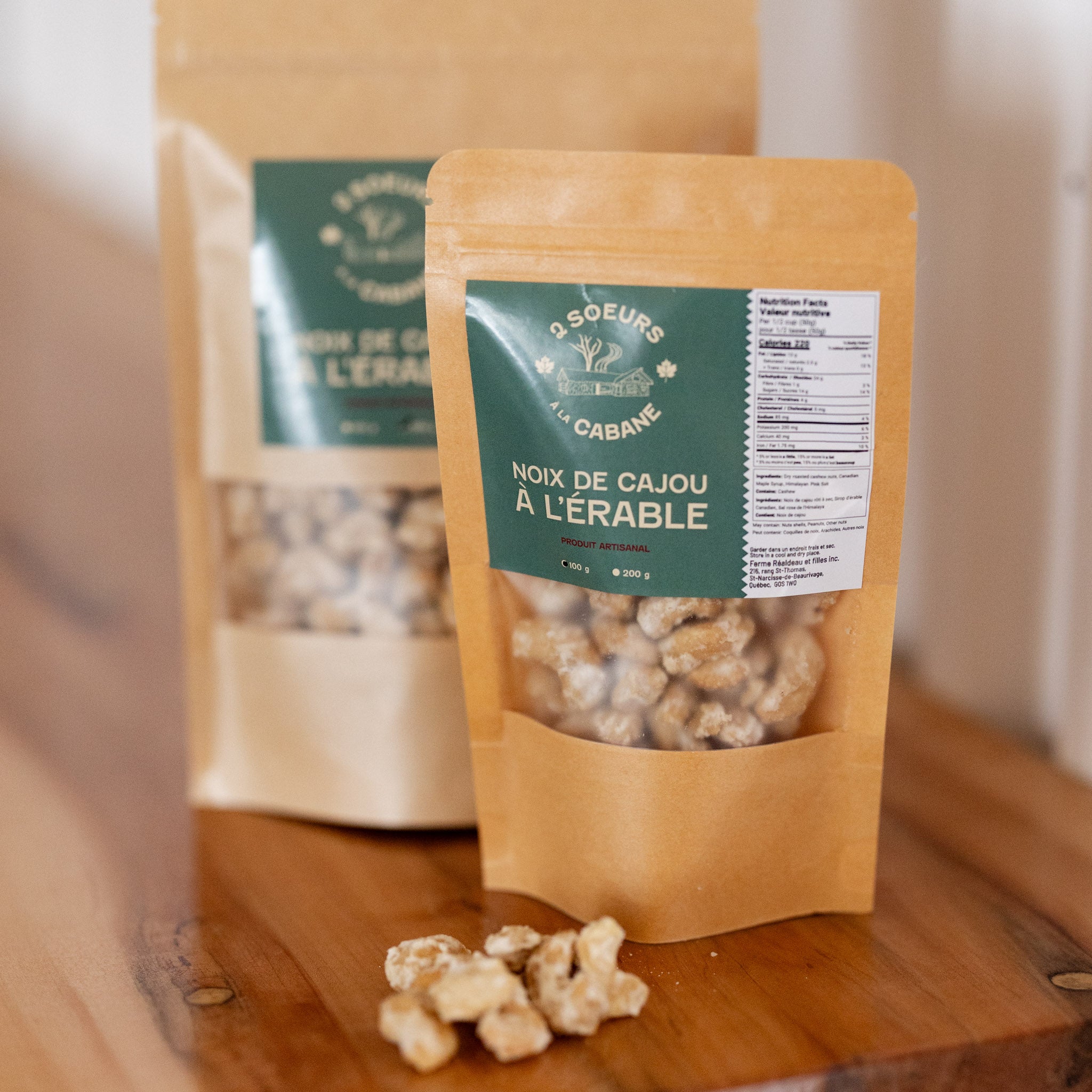 Noix de Cajou à l'érable
