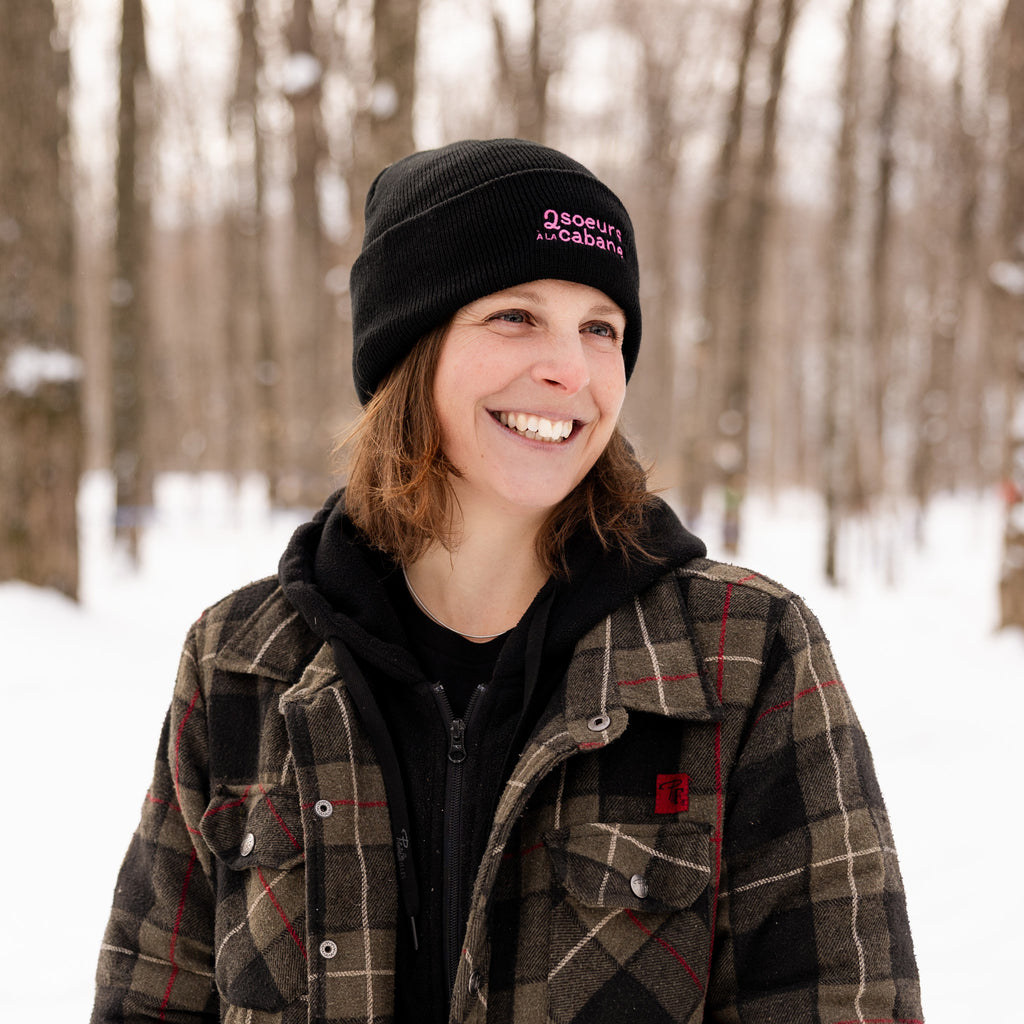 black cotton toque