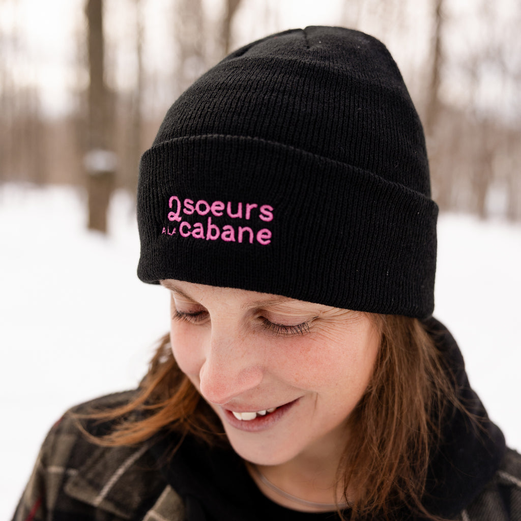 black cotton toque