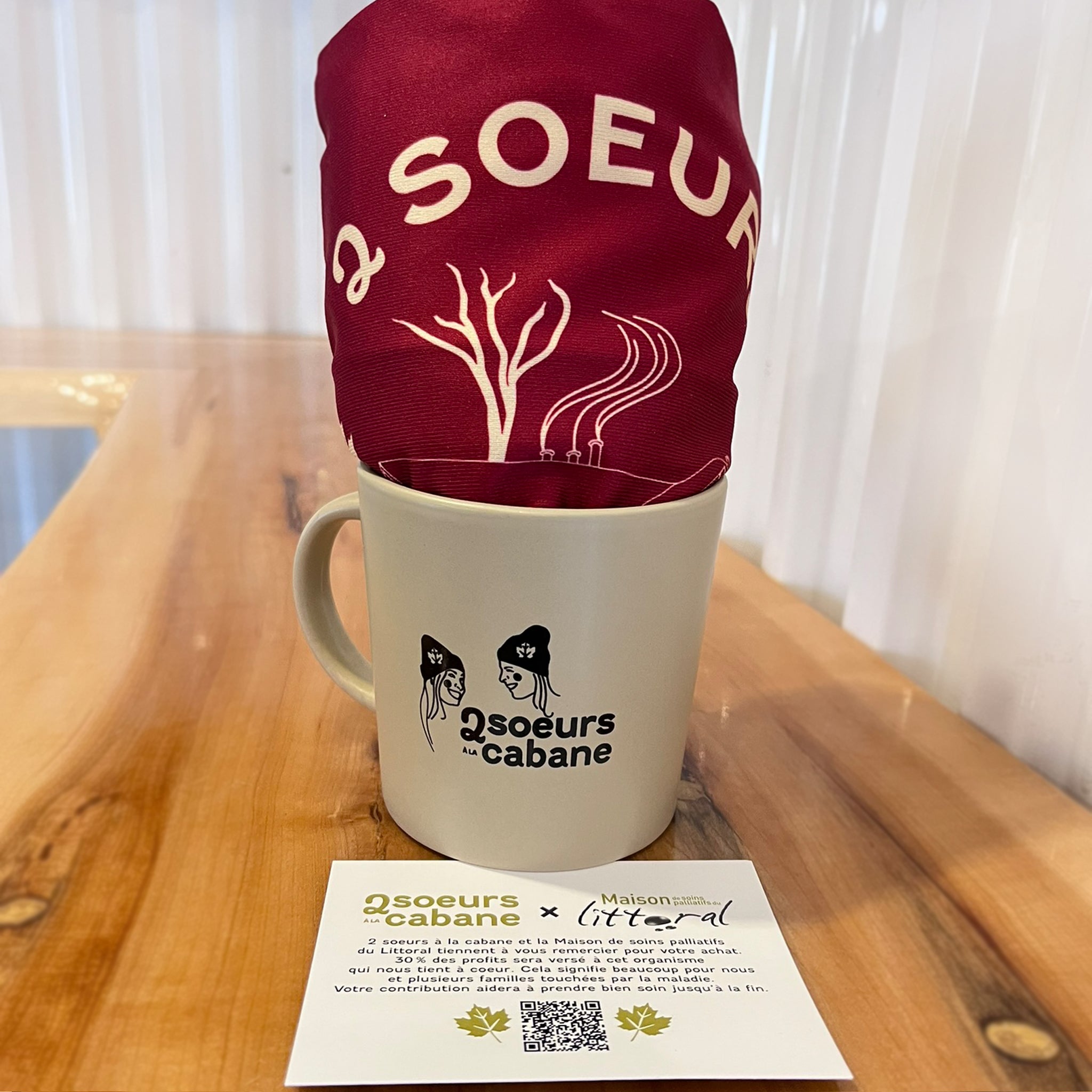 Gift Set of 2 Mugs with Maple Sugar